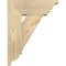 Ekena Millwork Traditional Traditional Rough Sawn Bracket w/ Offset Brace, Douglas Fir, 6"W x 14"D x 18"H BKT0604X14X18TRA01RDF - alternate 2